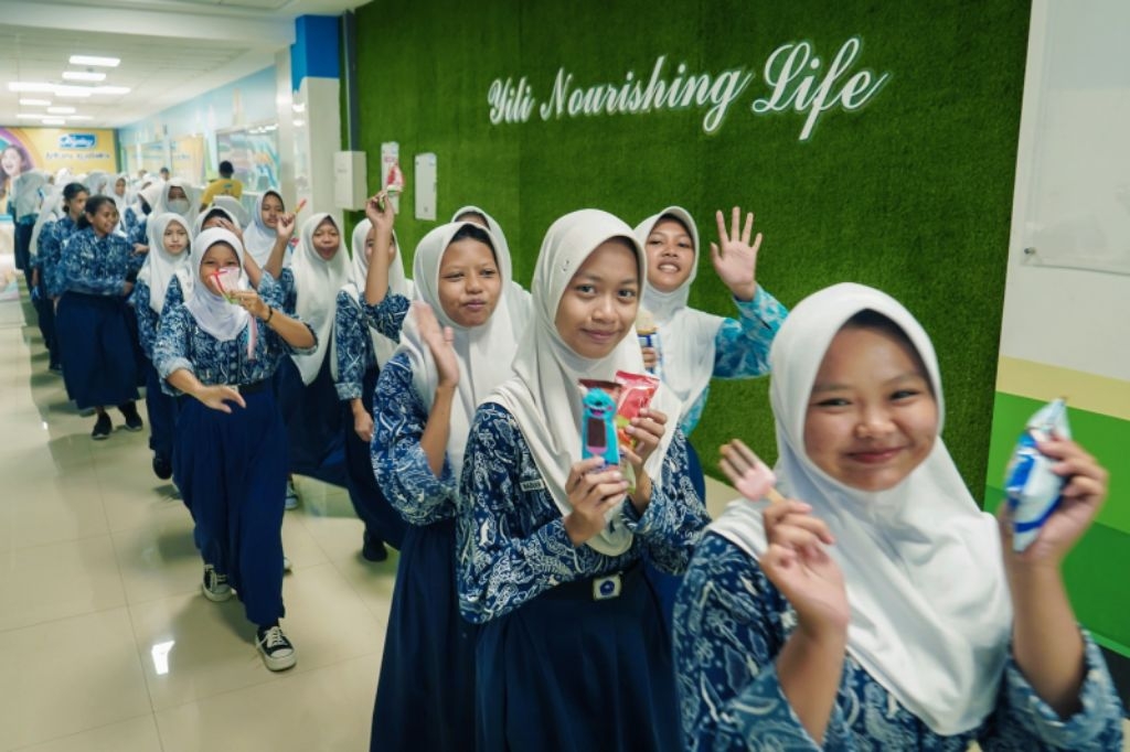 Joyday Ajak Siswa SD dan SMP Kunjungan ke Pabrik Es Krim