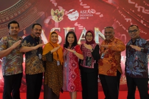 Pos Indonesia Kenalkan Perangko Unik di Ajang ASEAN High-Level Forum 2023