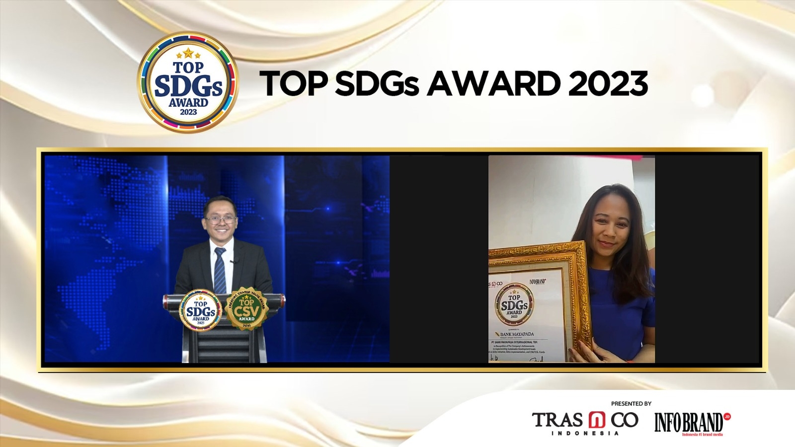 Realisasikan Bantuan Sosial Rutin Tiap Tahun-nya, Bank Mayapada Sabet Penghargaan TOP SDGs Award 2023