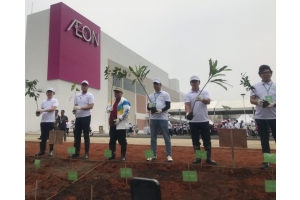 AEON Mall Deltamas Tanam 3.000 Pohon untuk Lestarikan Lingkungan