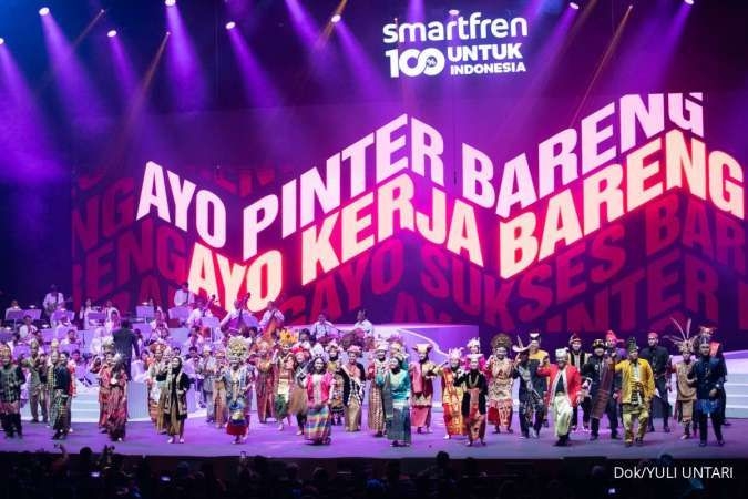 Smartfren Tutup Penghujung Tahun dengan Pergelaran Seni & Budaya Malam 100 Cinta