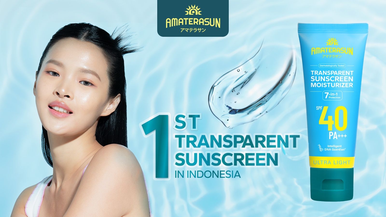 Sunscreen Transparan Rasa Moisturizer Pertama di Indonesia