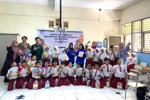 Olenka Gelar Gerakan Literasi Indonesia Gemar Membaca sejak Dini untuk Tingkatkan Minat Baca