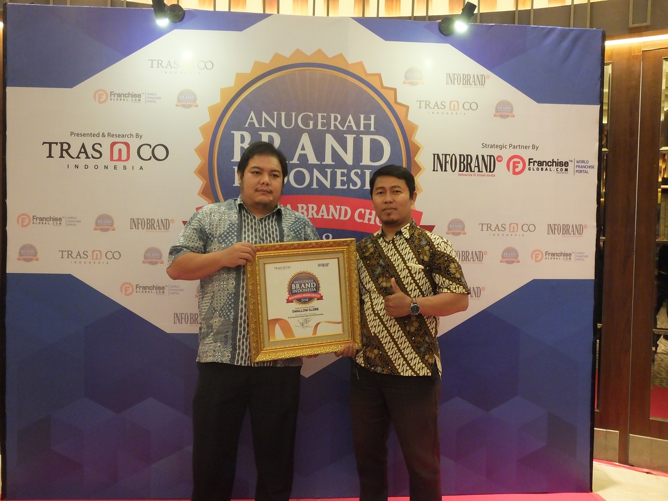 Tetap Mengandalkan Penjualan Konvensional, Swallow Globe Sabet Anugerah Brand Indonesia 2018
