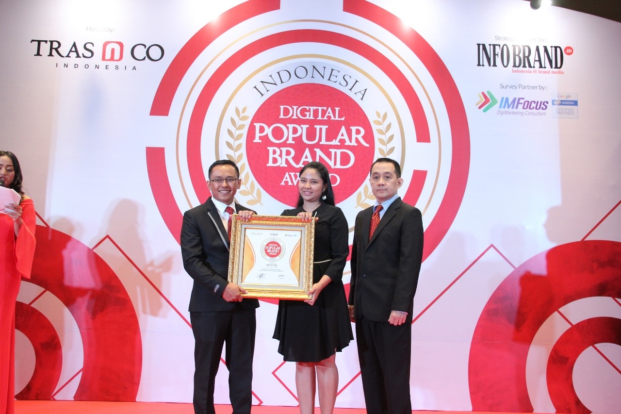 Merek Bedak Marcks Dan Salicyl Buktikan Mampu Bersaing Di Digital Dengan Raih Penghargaan Indonesia Digital Popular Brand Award 2018