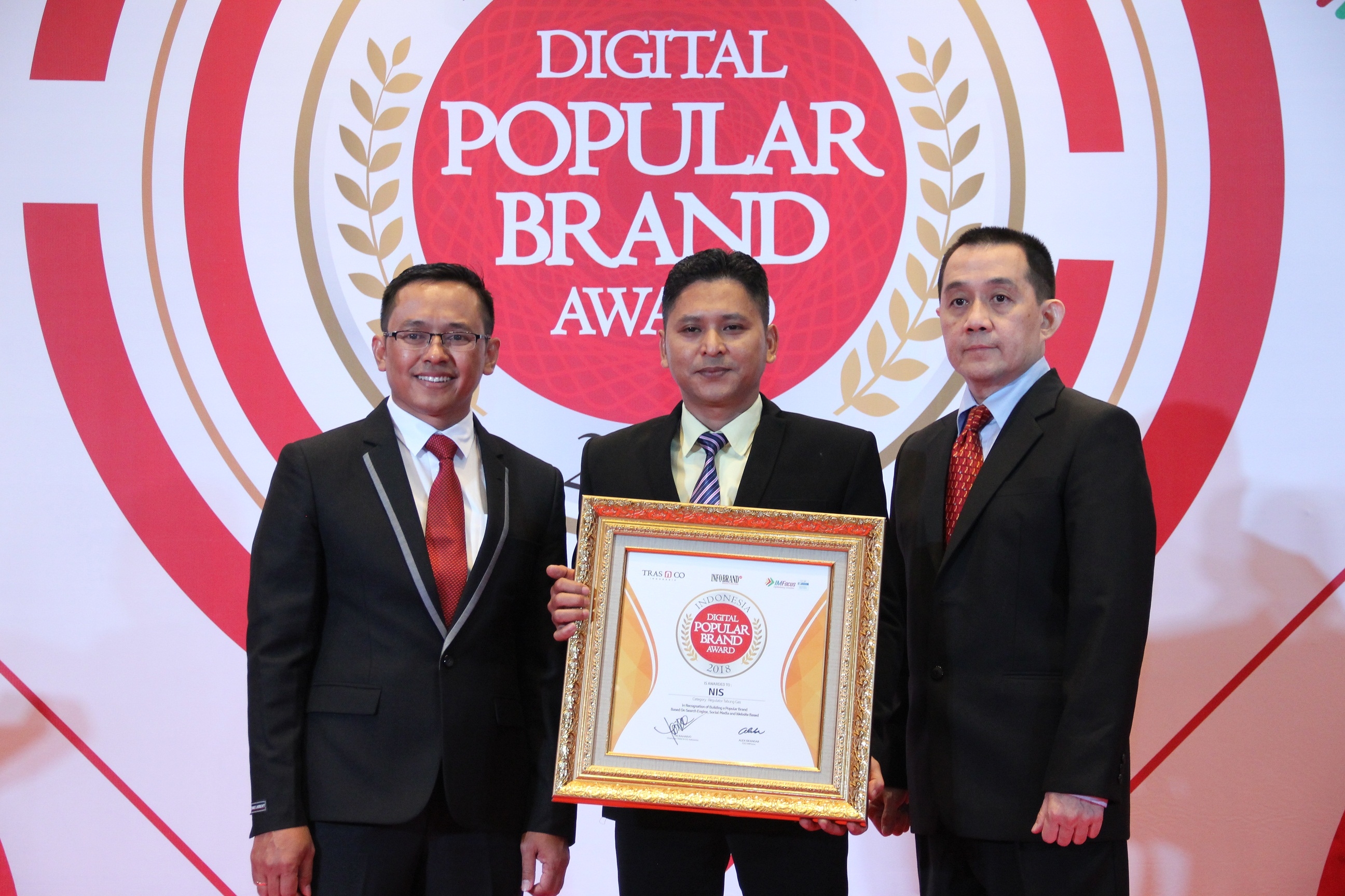 NIS Produk Regulator Gas Karya Anak Bangsa, Berhasil Bawa Pulang Penghargaan Dari Indonesia Digital Popular Brand Award 2018