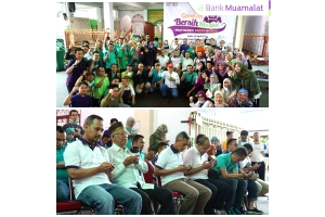 Sambut Milad Ke-26, Bank Muamalat Serentak Bersih-Bersih 260 Masjid!