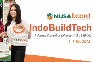 Nusaboard Dalam INDOBUILDTECH Expo 2018