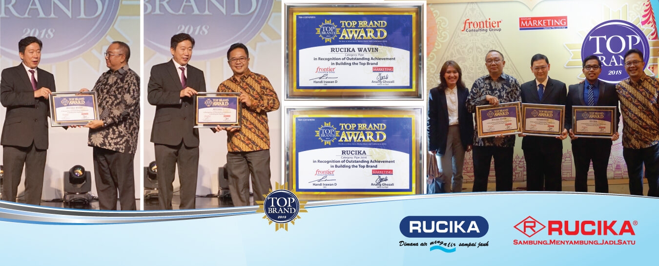Rucika Raih Penghargaan Top Brand 2018