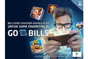 Makin Mudah Beli Kode Voucher Google Play di GO-BILLS