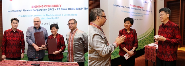 Investasi IFC ke Bank OCBC NISP sebagai pelopor Obligasi Hijau