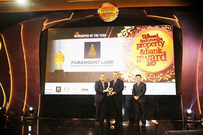 Paramount Land Raih Penghargaan, “Developer of The Year” 2017