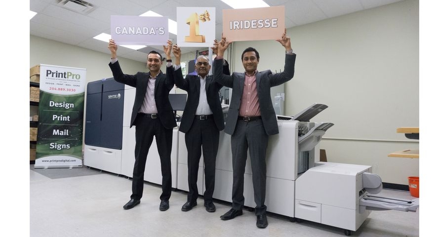 PrintPro akan Mengembangkan Pertumbuhan Dua Digit Dengan Pertama Kanada Xerox Iridesse Production Press