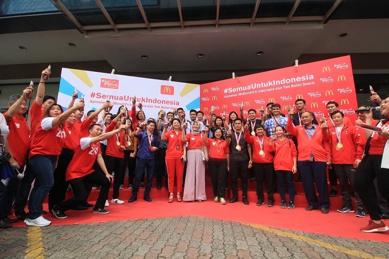 Apresiasi Untuk Atlet Wushu Dan Bulutangkis Asian Games 2018 Dari McDonald's Indonesia & Tehbotol Sosro