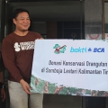 Dukung Pelepasliaran Enam Orangutan di Hutan Kehje Sewen, BCA Berikan Donasi Rp250 juta kepada Yayasan BOS