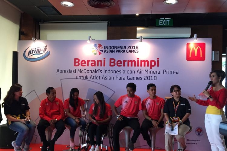 McDonald's & Air Mineral Prim-a Apresiasi Para Atlet Asian Para Games 2018