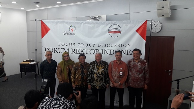 Universitas Pertamina Jadi Tuan Rumah Pertemuan Forum Rektor Indonesia
