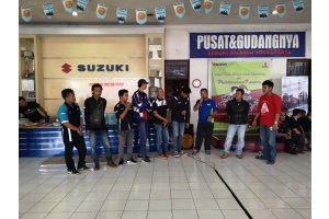 Antusiasme Ratusan Bikers Suzuki Yogyakarta, Meriahkan Tempat Wisata