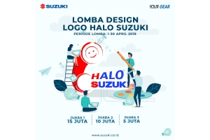 Lomba Design Logo 'Halo Suzuki', Berhadiah Jutaan Rupiah