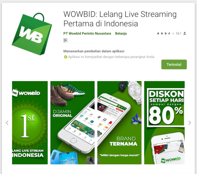 Ingin Lelang Belanjaan Via Live Streaming, Kini Ada Aplikasi WOWBID