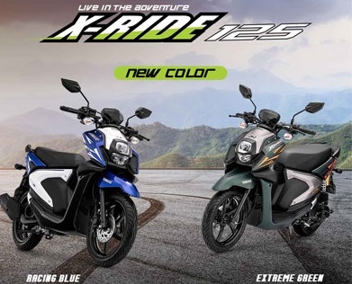 Yamaha Segarkan Tampilan X-Ride dengan Warna Baru