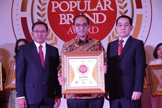Wika Raih Penghargaan Indonesia Digital Popular Brand Award 2019