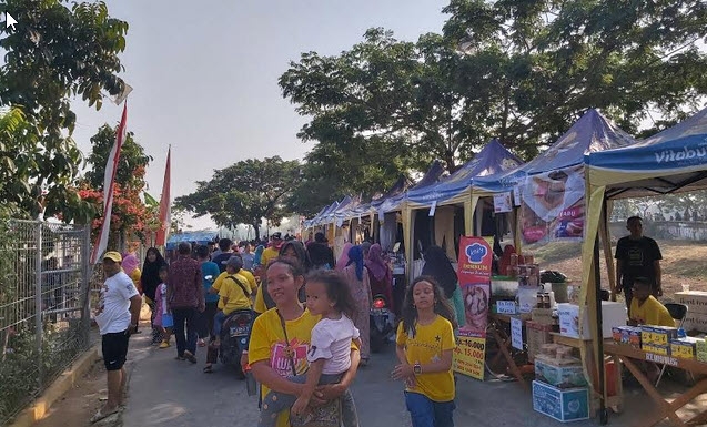Vitabumin Dukung Fun Walk Bulan Bakti Karang Taruna Pesanggrahan
