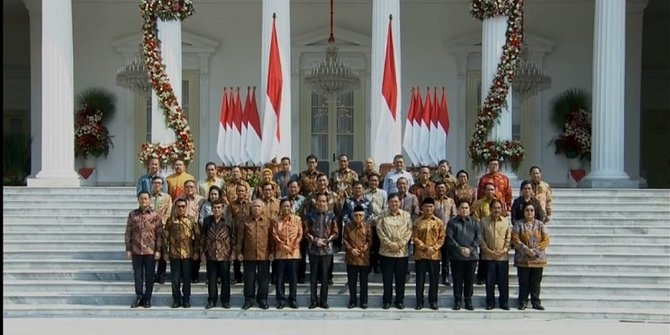 Berikut Susunan Lengkap Menteri Kabinet  Indonesia  Maju 