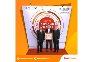 TrueMoney Indonesia Raih Penghargaan Indonesia Digital Popular Brand Award 2019
