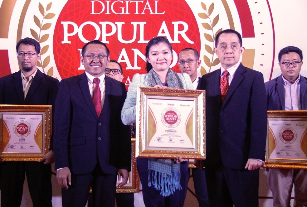 Prenagen Sukses Raih Penghargaan Indonesia Digital Popular Brand Award