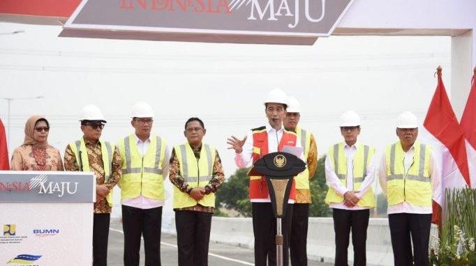 Diresmikan Presiden Jokowi, Jalan Tol Layang Japek Bisa Dipakai Akhir Pekan Ini dan Gratis Sampai Tahun Baru 2020
