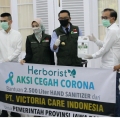 Penyaluran Hand Sanitizer Herborist Untuk Cegah Covid-19 di Jawa Barat