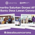Amartha Salurkan Donasi AFPI Bantu Desa Lawan Corona