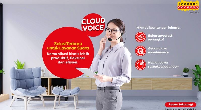 Indosat Ooredoo Luncurkan CloudVoice