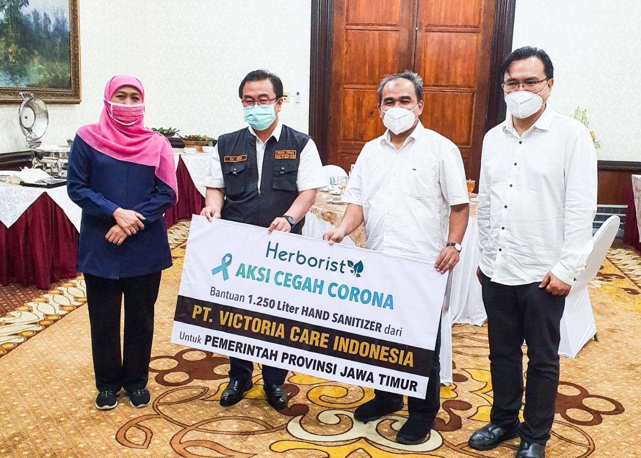 Aksi Cegah Corona Dari Herborist Dapat Dukungan Dari Pemprov Jawa Timur
