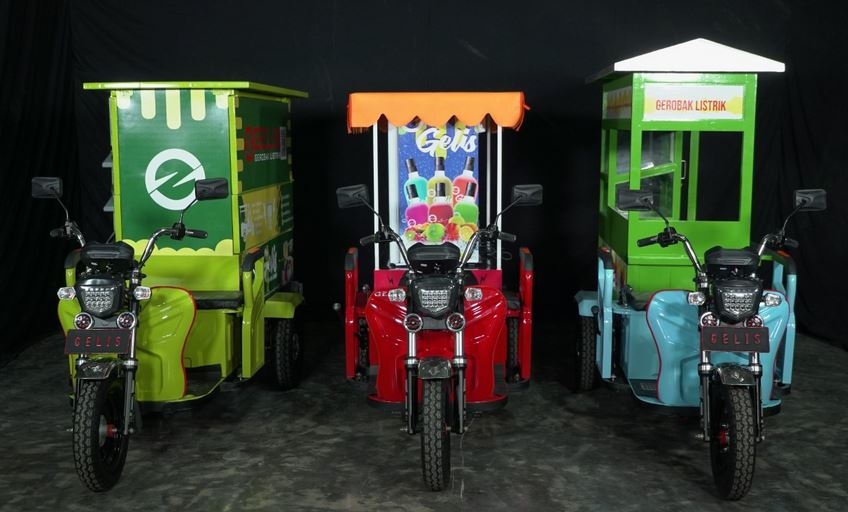 Kenalan dengan Gelis, Motor Roda Tiga Bertenaga Listrik Pertama di Indonesia