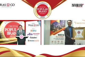 Berprestasi di Tengah Pandemi, FiberStar Raih Penghargaan Indonesia Digital Popular Brand Award 2020