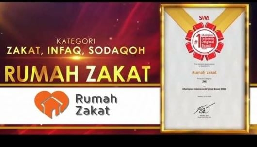 Lagi, Rumah Zakat Raih Penghargaan Indonesia Original Brand Award