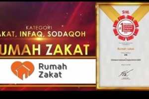 Lagi, Rumah Zakat Raih Penghargaan Indonesia Original Brand Award