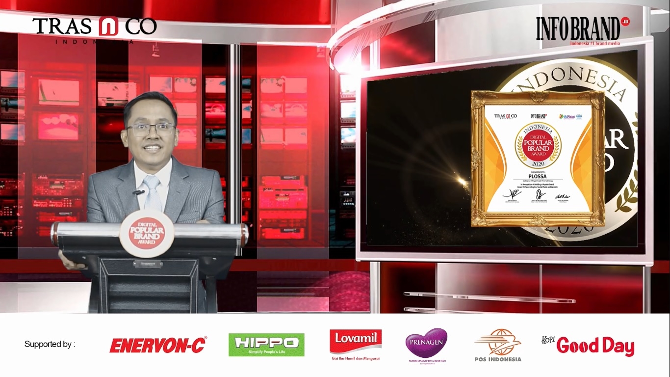 Digemari Masyarakat, Plossa Raih Indonesia Digital Popular Brand Award 2020