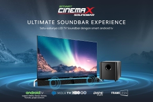 Polytron Smart Cinemax Soundbar, Satu-Satunya LED TV Soundbar Dengan Smart Operating System