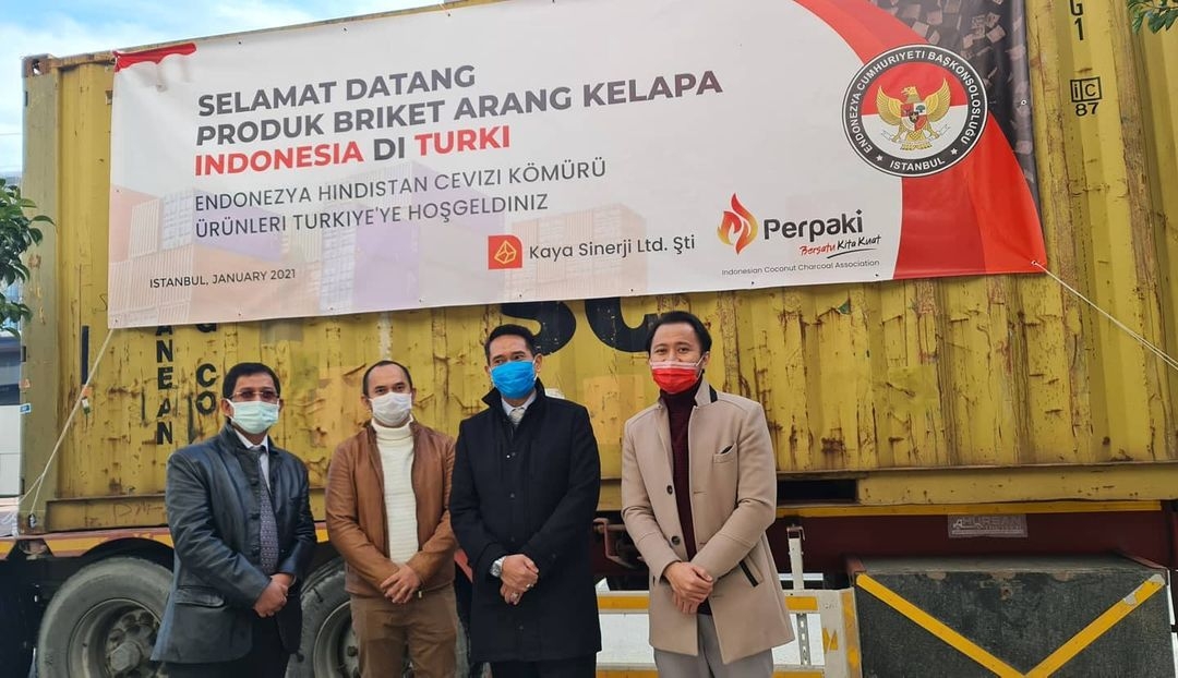 Gandeng UMKM, PERPAKI Dirikan Sentra Distribusi Briket Arang Kelapa di Turki