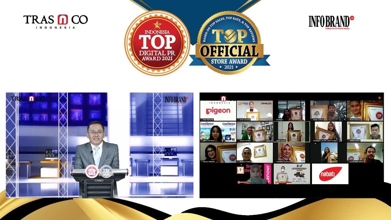 Jajaran Brand Ternama Raih Top Digital Public Relations (PR) Award 2021