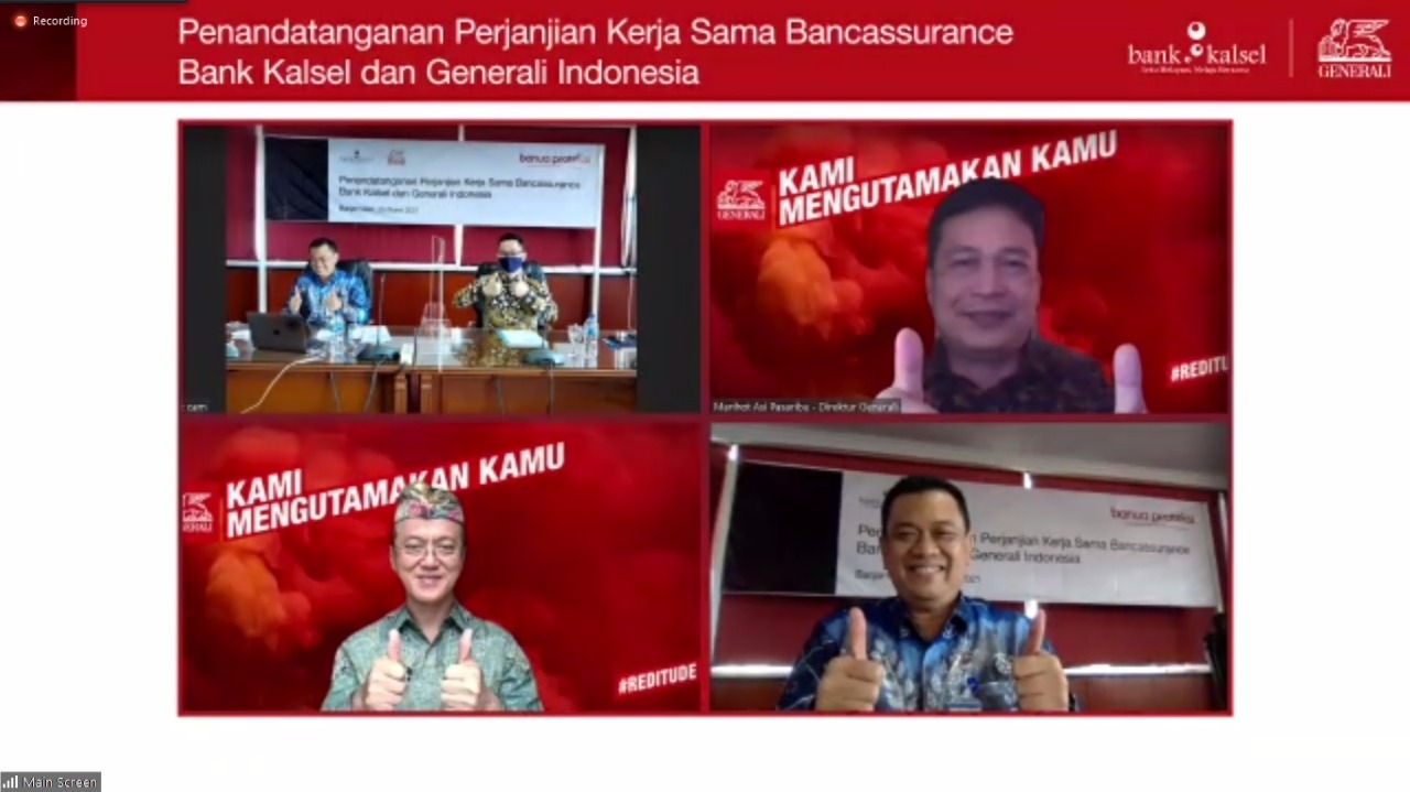 Kolaborasi Bank Kalsel dan Generali Indonesia, Hadirkan Asuransi Jiwa Banua Proteksi