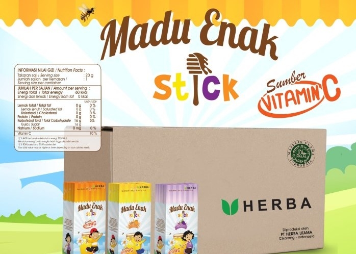 Madu Enak Stick Plus Vitamin C, Pertama di Indonesia Dominasi Pasar Anak-Anak