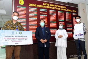 Pepsodent Lakukan Aksi Donasi 50.000 CPC Mouthwash pada Tiga Layanan di Masa Pandemi