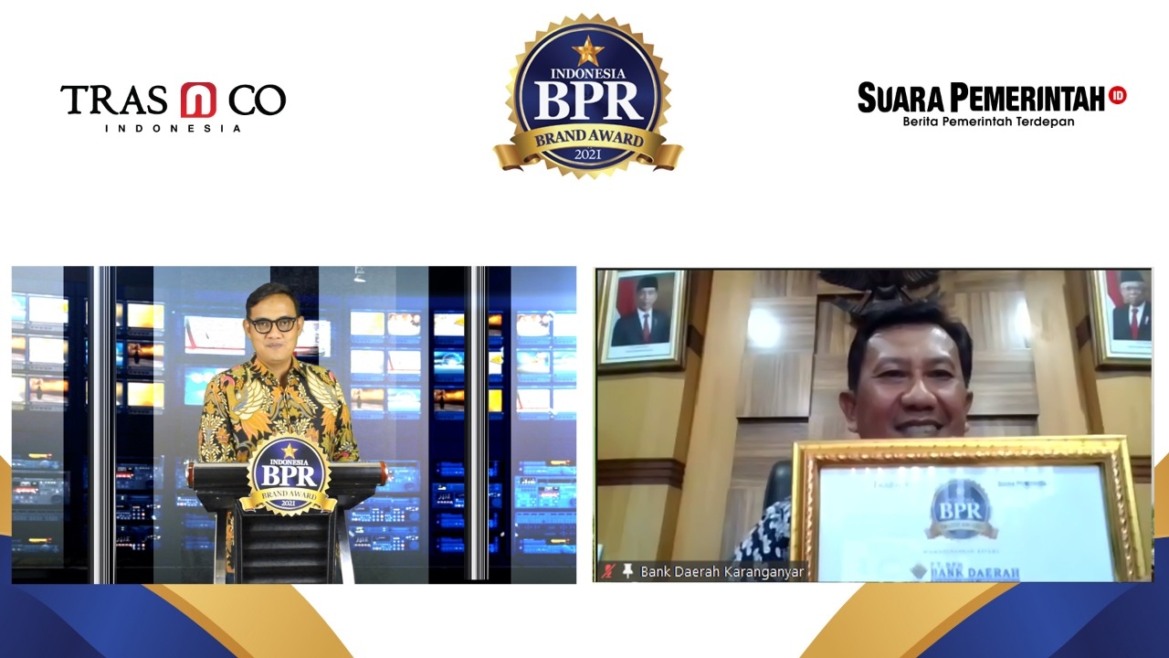 Masuk TOP 10 BPR di Provinsi Jawa Timur, BPR Bojonegoro Raih Indonesia TOP BPR Brand Award 2021