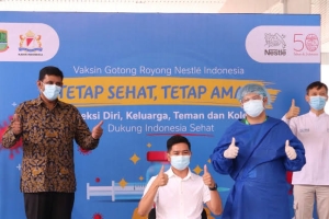 Vaksinasi dari PT. Nestle Indonesia Diadakan di Empat Kota Besar