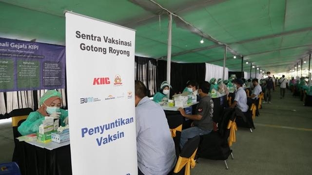 Sentra Vaksinasi Gotong Royong HM Sampoerna Hadir di Kawasan Industrial Karawang