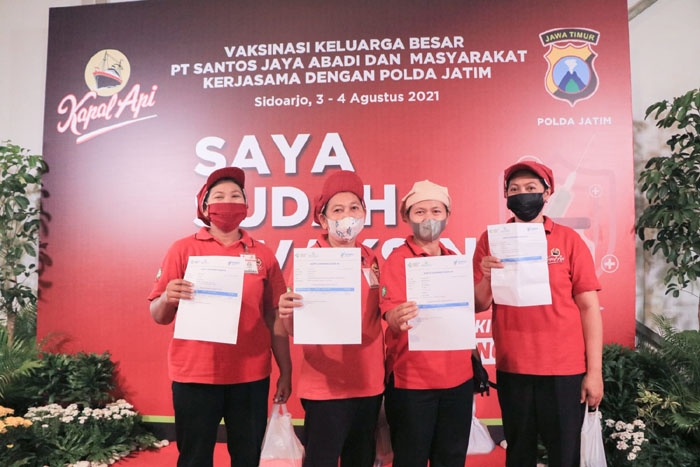 Santos Jaya Abadi Gelar Program Vaksinasi Covid-19 di Surabaya